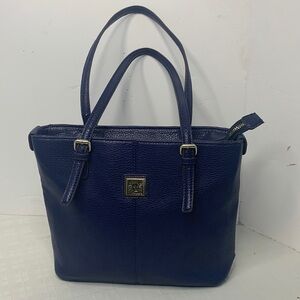 Ann Kline small tote in dark blue